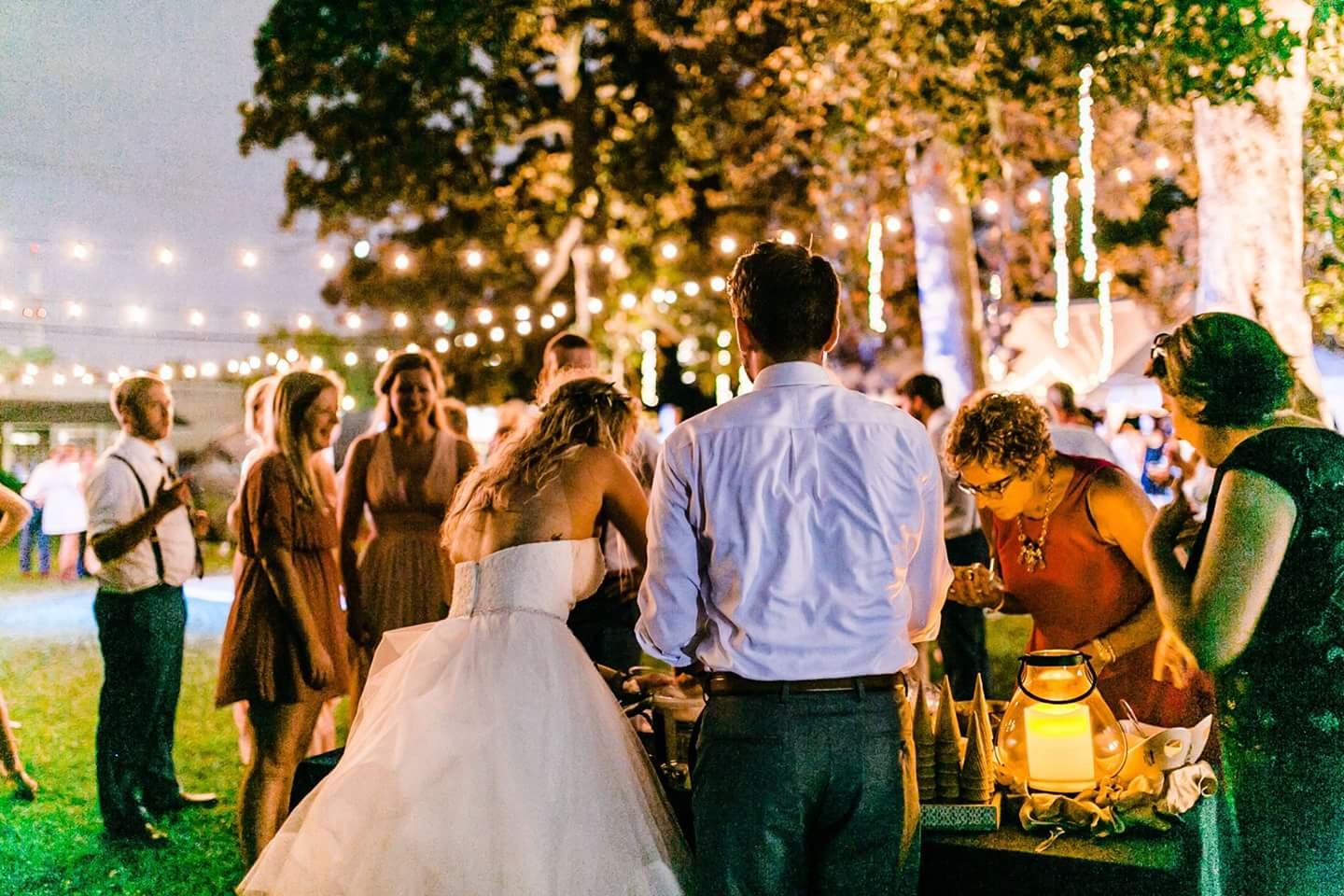 RMH Cafe-style stringers and droplighting in trees